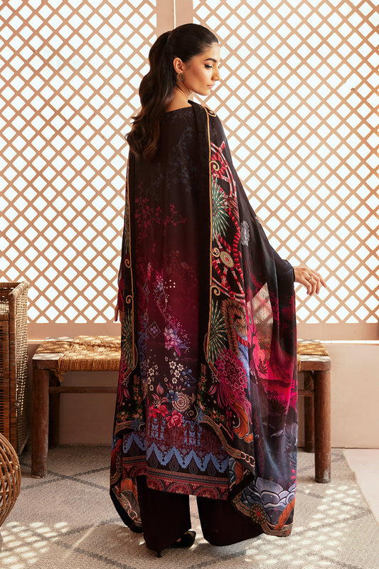 Riwaj by Ramsha J-305 | Printed Viscose Stitched 3-Piece Suit | Zahra Apparel Collection