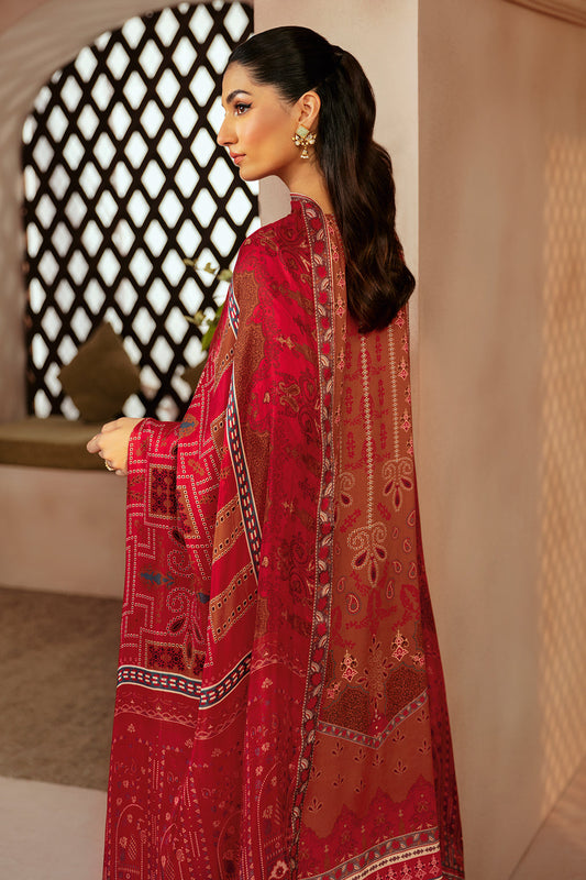 Riwaj by Ramsha J-310 | Printed Viscose Stitched 3-Piece Suit | Zahra Apparel Collection