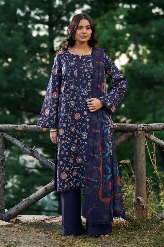 Riwaj by Ramsha J-707 | Embroidered Viscose Stitched 3-Piece Suit | Zahra Apparel Collection