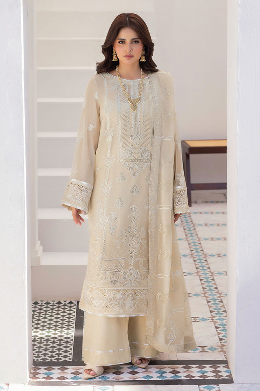 Sonehri by Ramsha BB-302 | Embroidered Chiffon Stitched 3-Piece Suit | Zahra Apparel Collection