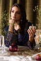 Aangan by Ramsha AA-103 | Embroidered Raw Silk Stitched 3-Piece Suit | Zahra Apparel Collection