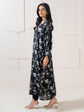 Limelight A2306KF — Printed Viscose Lawn Stitched Kaftan in Black