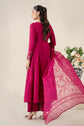 Maria.B. DW-EA25-08 — Embroidered Lawn Stitched 3-Piece Frock Suit in Pink | Eid Collection