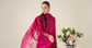 Maria.B. DW-EA25-08 — Embroidered Lawn Stitched 3-Piece Frock Suit in Pink | Eid Collection