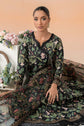 Maria.B. DW-EF25-90 | Printed Lawn Angrakha Stitched 3-Piece Suit in Black | Zahra Apparel Collection