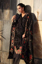 Maria.B. DW-W25-29 — Embroidered Palachi Stitched 3-Piece Suit in Black | Pre-Fall Luxury Pret