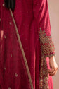 Maria.B. DW-W25-31 — Embroidered Filament Viscose Stitched 3-Piece Shirt & Sharara in Pink