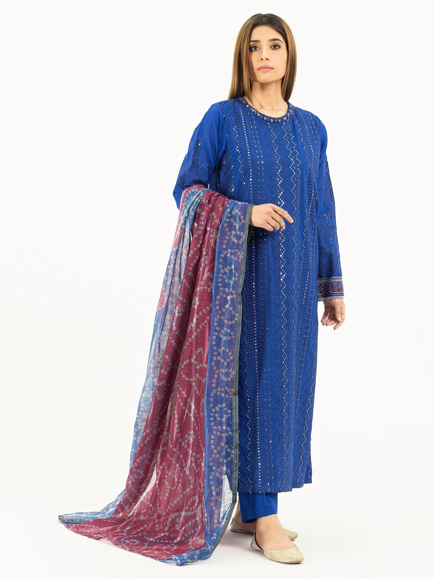 Limelight P7197SU — Embroidered Lawn Stitched 3-Piece Suit | Pret Summer Collection