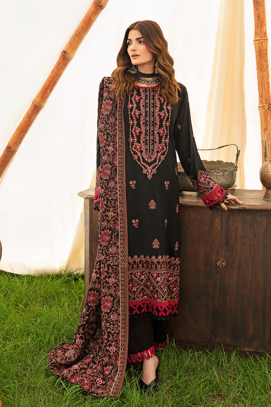 Ramsha Reet Vol-09 R-904 | Embroidered Karandi Stitched 3-Piece Suit | Zahra Apparel Collection
