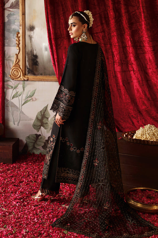 Shagna by Ramsha Zareen S-05 | Embroidered Raw Silk Stitched 3-Piece Suit | Zahra Apparel Collection