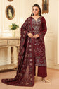 Dastan by Ramsha T-404 | Embroidered Chiffon Stitched 3-Piece Suit | Zahra Apparel Collection