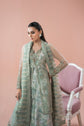 Rangeen by Ramsha PS-103 | Embroidered Net Stitched Gown & Sharara Set | Zahra Apparel Collection