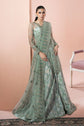 Rangeen by Ramsha PS-103 | Embroidered Net Stitched Gown & Sharara Set | Zahra Apparel Collection