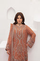 Sonehri by Ramsha BB-307 | Embroidered Chiffon Stitched 3-Piece Suit | Zahra Apparel Collection