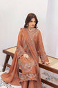Sonehri by Ramsha BB-307 | Embroidered Chiffon Stitched 3-Piece Suit | Zahra Apparel Collection